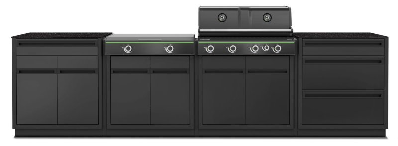 Outdoorchef HEAT Outdoorküche XL 415/245 - mit Arbeitsplatte aus Granit