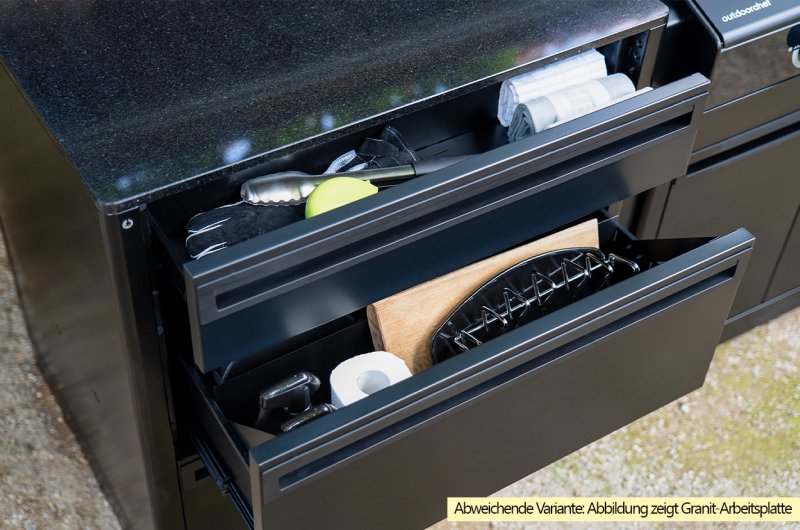 Outdoorchef HEAT Outdoor Küche XL 515/245 - mit Arbeitsplatte aus Edelstahl