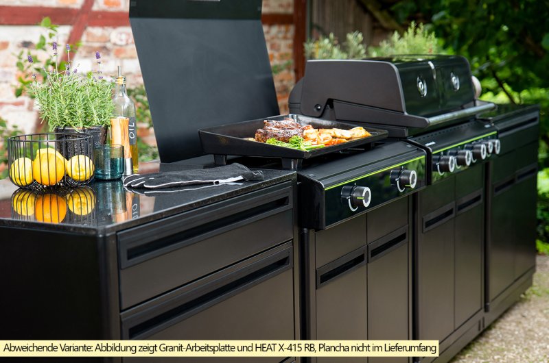 Outdoorchef HEAT Outdoor Küche XL 515/245 - mit Arbeitsplatte aus Edelstahl