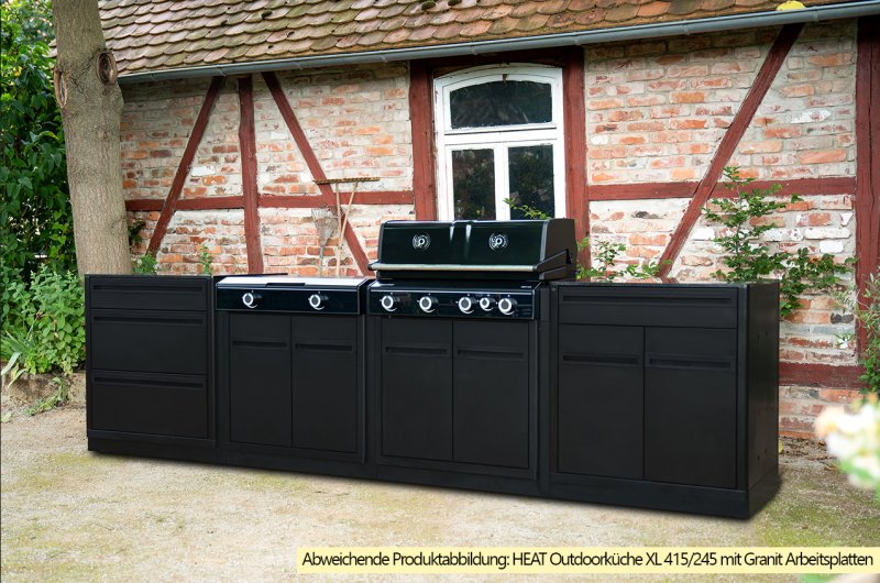 Outdoorchef HEAT Outdoor Küche XL 515/245 - mit Arbeitsplatte aus Edelstahl