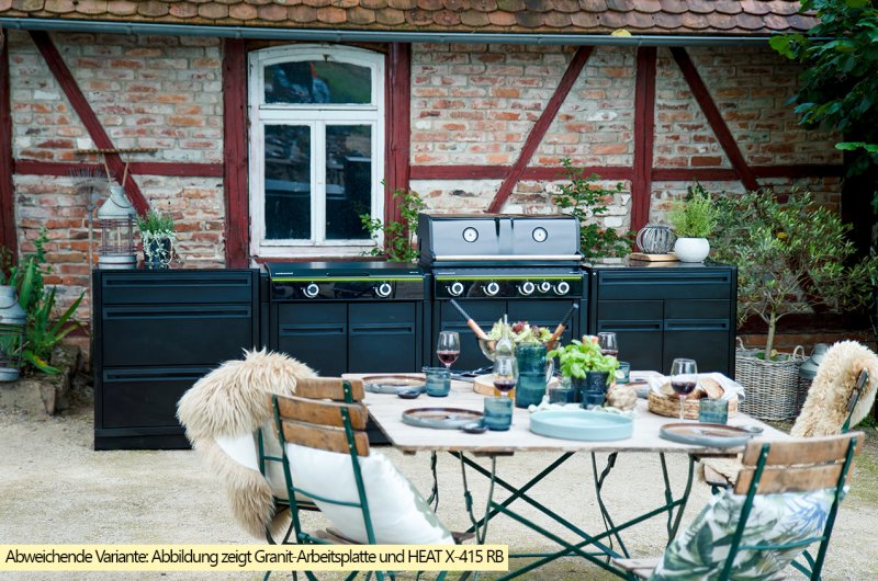 Outdoorchef HEAT Outdoor Küche XL 515/245 - mit Arbeitsplatte aus Edelstahl
