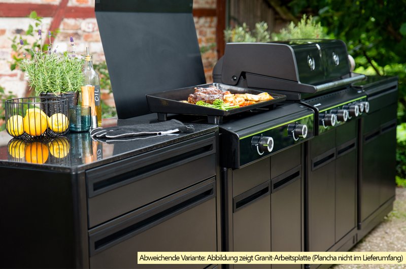 Outdoorchef HEAT Outdoor Küche XL 415/245 - mit Arbeitsplatte aus Edelstahl