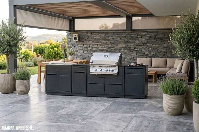 Outdoorchef Universalmodul HEAT für HEAT Outdoor Küche - passend für Napoleon, Broil King und Outdoorchef Einbaugrills