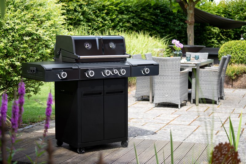 Outdoorchef Gasgrill - Grillstation HEAT X-345 RB - X-DEAL inkl. zusätzlichen Grillfürst Edelstahl Gussrosten (3 Stk.)