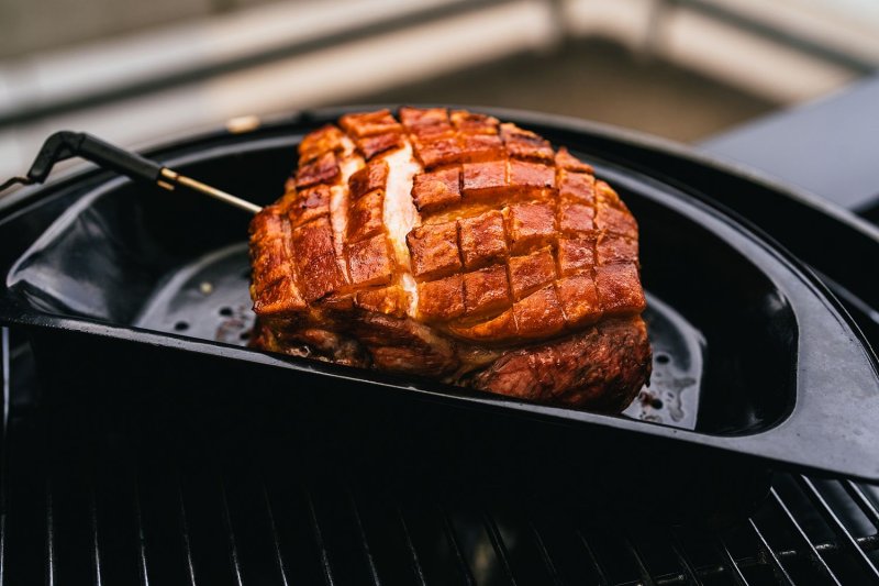 Outdoorchef Gourmet Halbmond Kochset / Grillschalen porzellanemailliert / 2 teilig