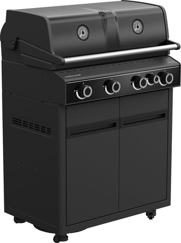 Outdoorchef Gasgrill Grillmodul HEAT X-415 RB K - X-DEAL inkl. zusätzlichen Grillfürst Edelstahl Gussrosten (4 Stk.)
