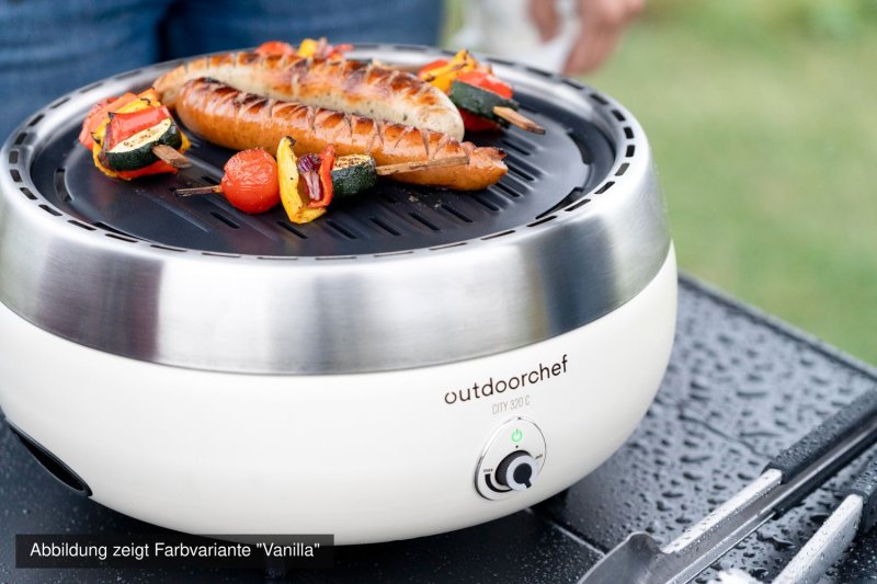 Outdoorchef Holzkohle Tischgrill City 320 C - Red