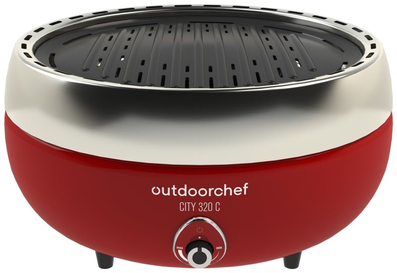 Outdoorchef Holzkohle Tischgrill City 320 C - Red