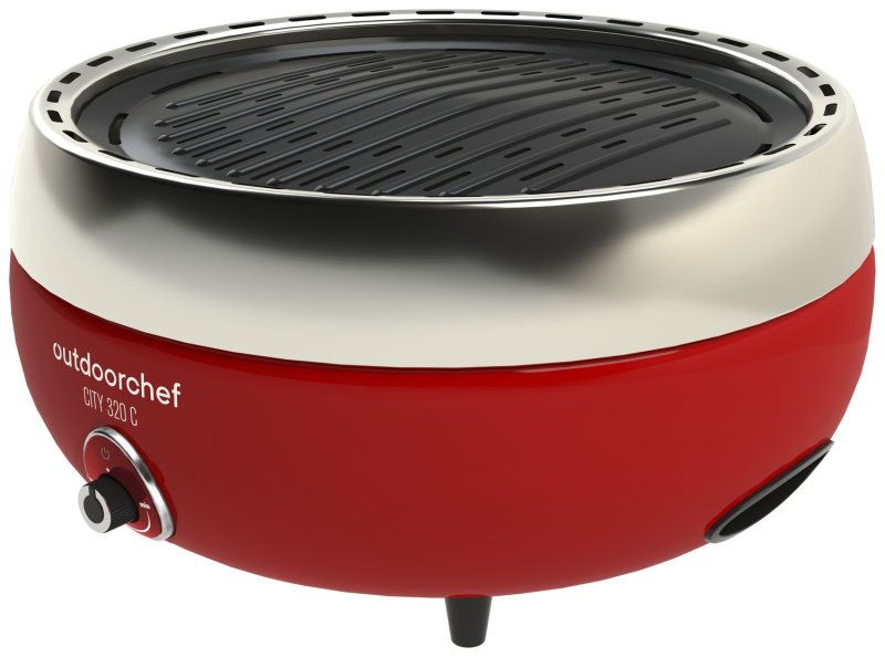 Outdoorchef Holzkohle Tischgrill City 320 C - Red