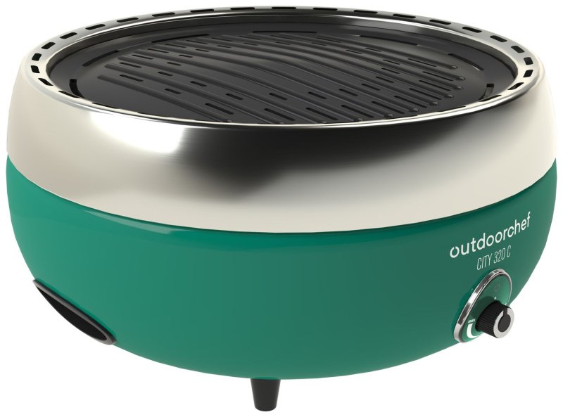Outdoorchef Holzkohle Tischgrill City 320 C - Green