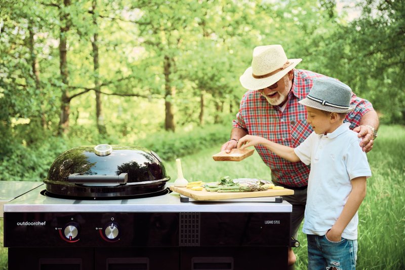 Outdoorchef Gas Kugelgrill Station Lugano 570 G EVO II - Modell 2024 - Retouren Grill