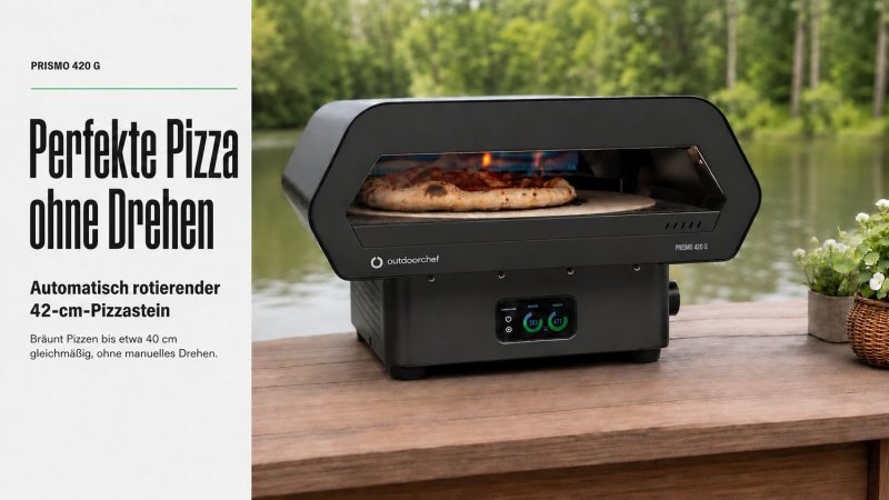 Outdoorchef Gas Pizzaofen Prismo 420 G Black