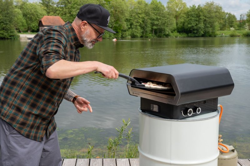 Outdoorchef Gas Pizzaofen Prismo 420 G inkl. Abdeckhaube und Pizzaschieber