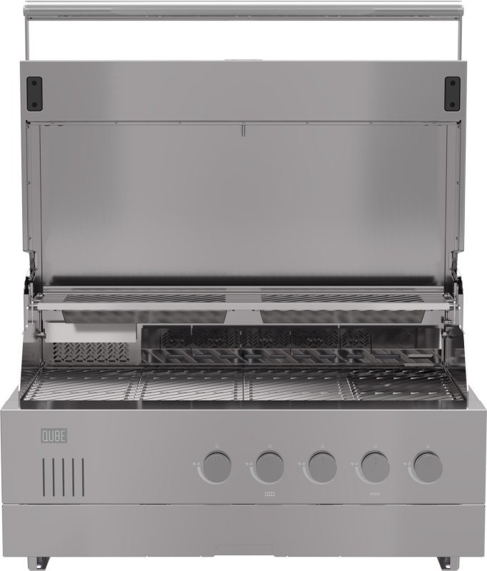 Outdoorchef QUBE X-415 RB S Edelstahl - Grillfürst Edition - Midnight Black