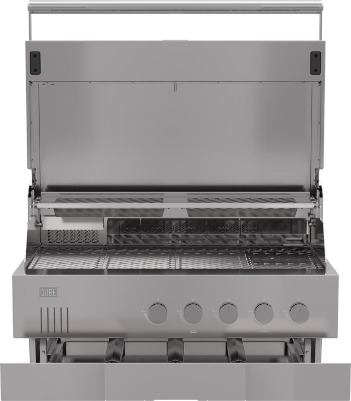 Outdoorchef QUBE X-415 RB S Edelstahl - Grillfürst Edition - Midnight Black