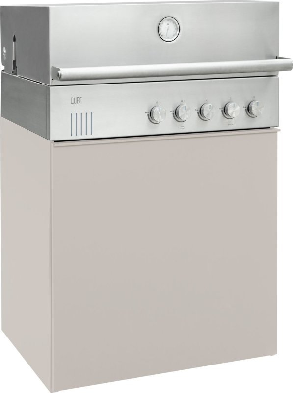 Outdoorchef QUBE X-415 RB S Edelstahl - Grillfürst Edition - Soft Beige