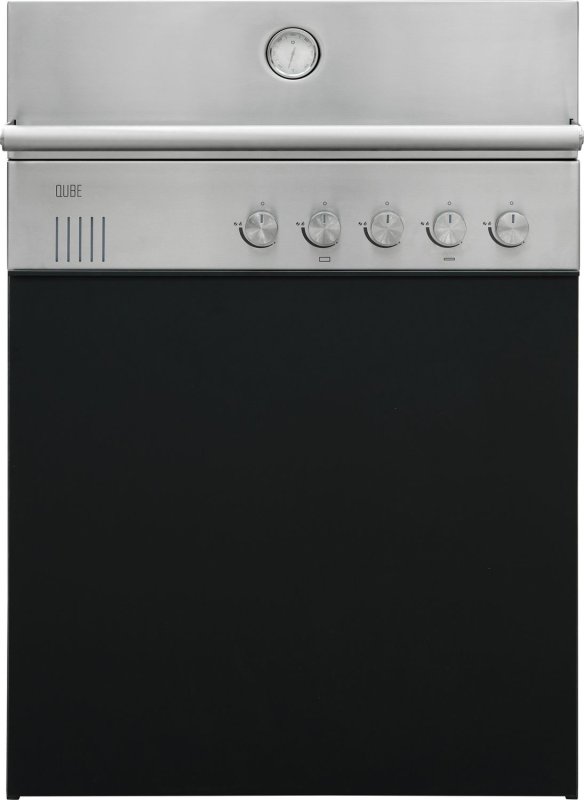 Outdoorchef QUBE X-415 RB S Edelstahl - Grillfürst Edition - Midnight Black