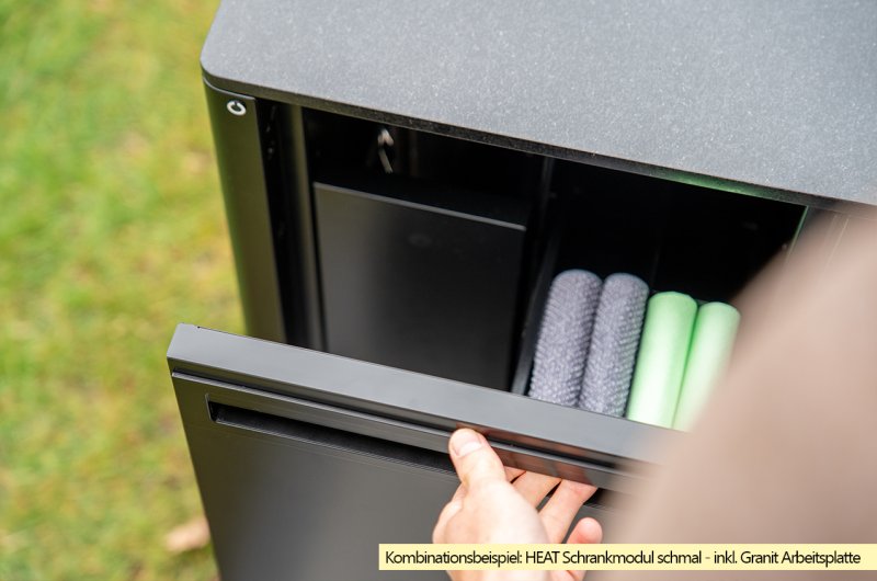 Outdoorchef Schrankmodul HEAT - schmal - Multifunktions-Auszug (Apothekerschrank)