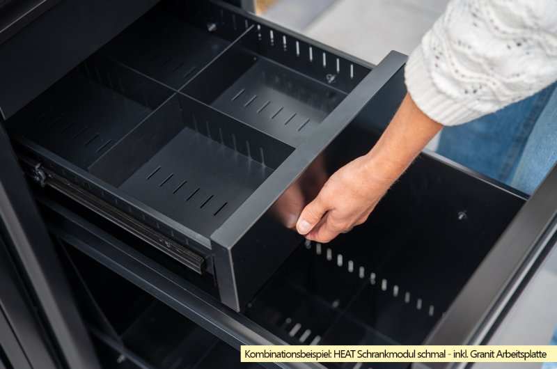 Outdoorchef Schrankmodul HEAT - schmal - Schubladen