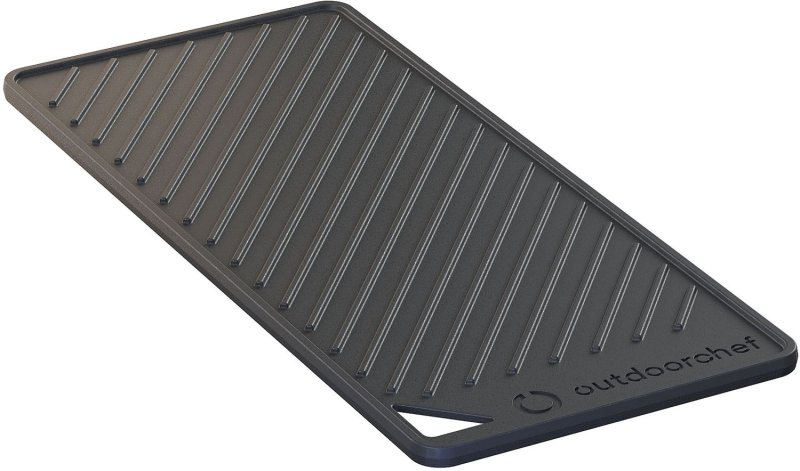 Outdoorchef Gusseisen Grillplatte HEAT X / QUBE - 19,5 x 43,5 cm