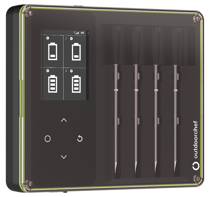 Outdoorchef Easy Check Thermometer Quadro - Wireless Bluetooth Grillthermometer
