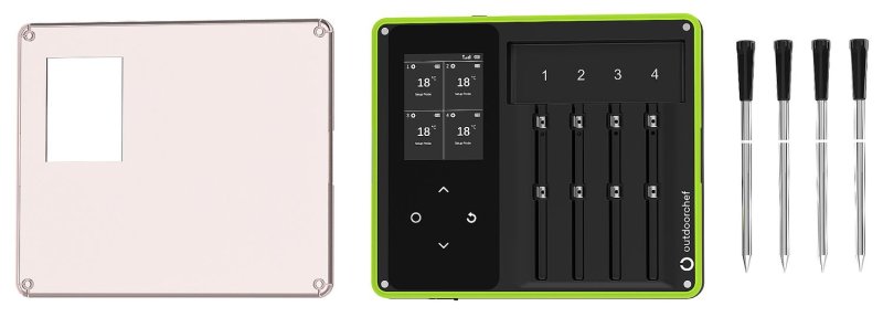 Outdoorchef Easy Check Thermometer Quadro - Wireless Bluetooth Grillthermometer