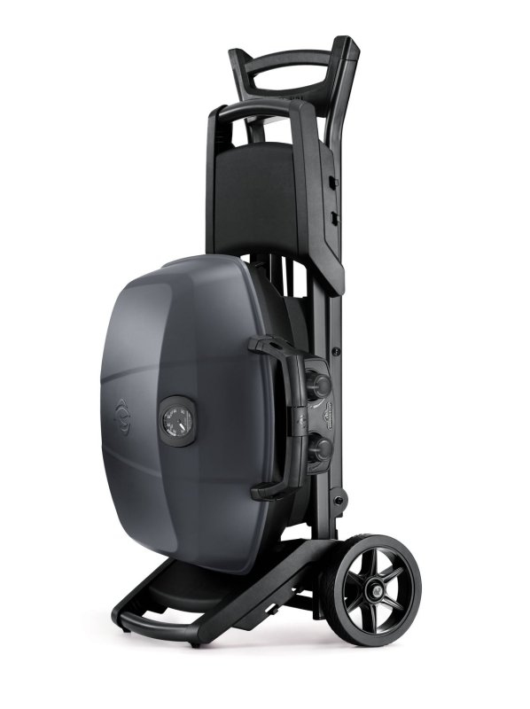 Napoleon Phantom TravelQ PRO285X Kompakt Gasgrill, mattschwarz - mit klappbarem Wagen inkl. Warmhalterost - Modell 2025