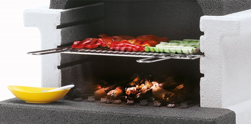 Palazzetti Grillkamin Aral black inkl. Montagematerial