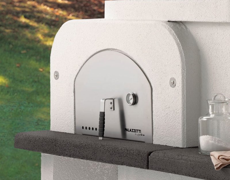 Palazzetti Grillkamin Bastia mit Pizzaofen inkl. Montagematerial