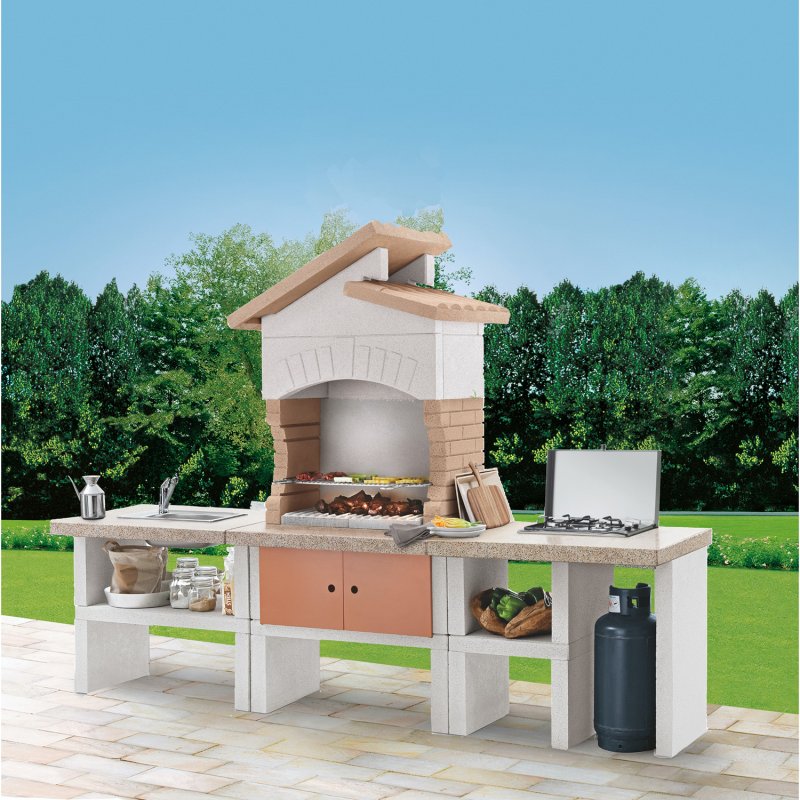 Palazzetti Outdoor Küche Cordoba inkl. Montagematerial