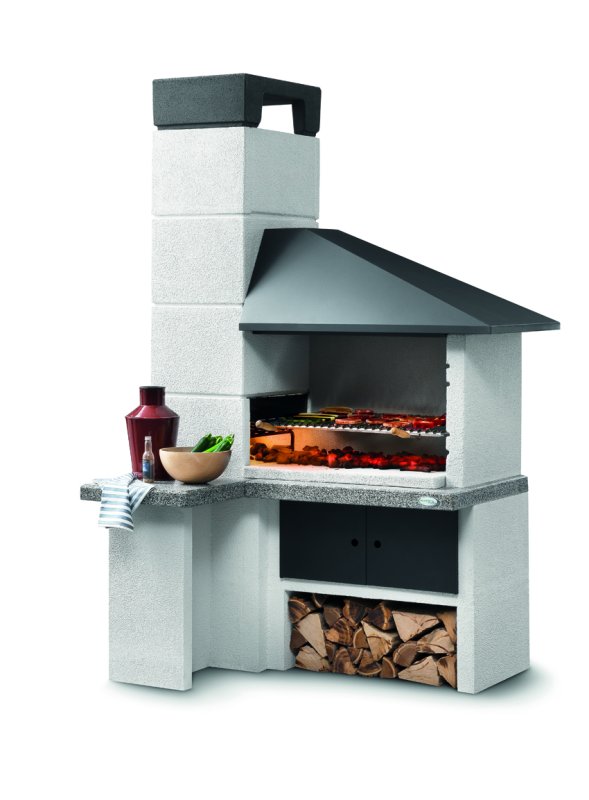 Palazzetti Grillkamin Faro inkl. Montagematerial (ohne Türen, optional erhältlich)