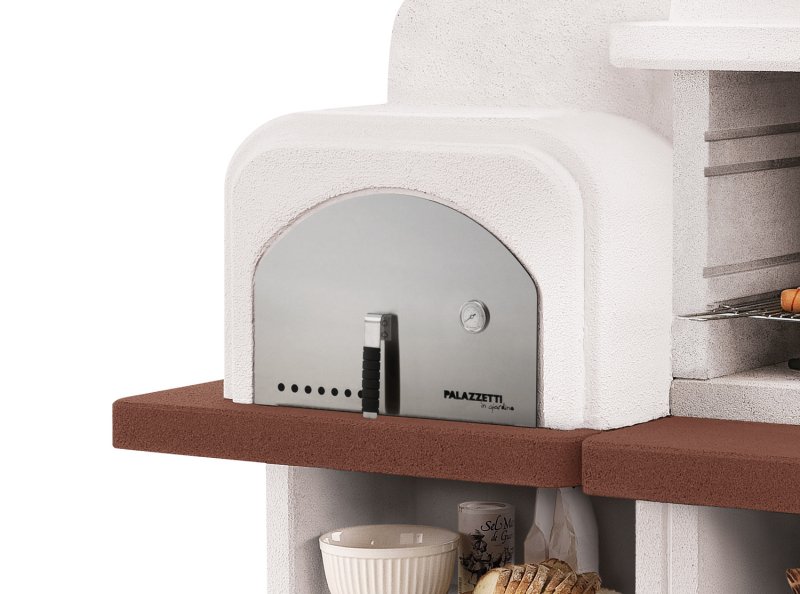 Palazzetti Grillkamin Grado 2 mit Pizzaofen inkl. Montagematerial