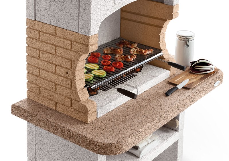 Palazzetti Grillkamin Lido inkl. Montagematerial