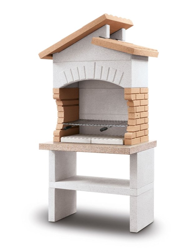 Palazzetti Outdoor Küche: Modul Grillkamin Cordoba inkl. Montagematerial