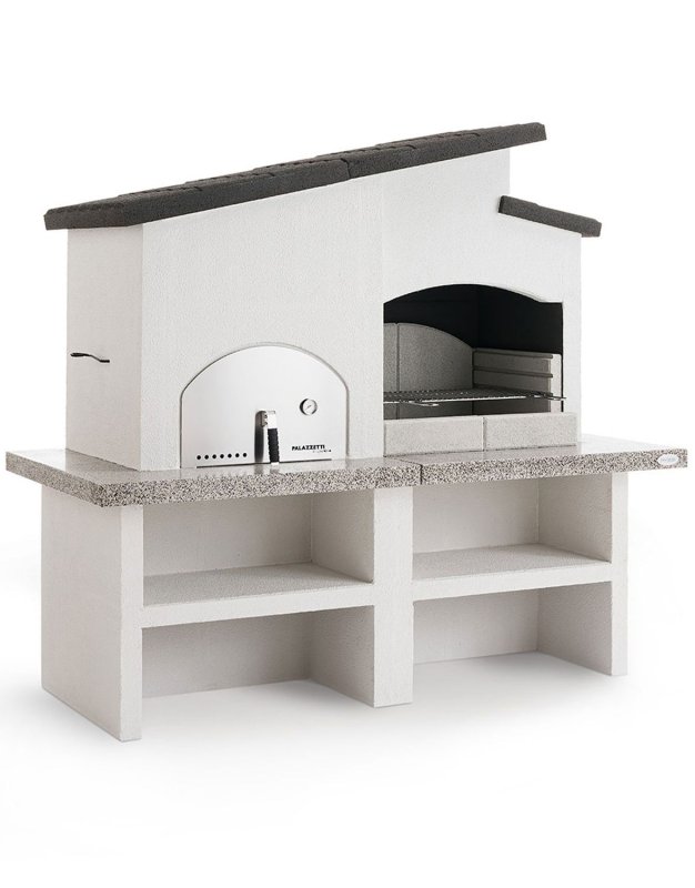 Palazzetti Grillkamin New Zealand 2 mit Pizzaofen inkl. Montagematerial