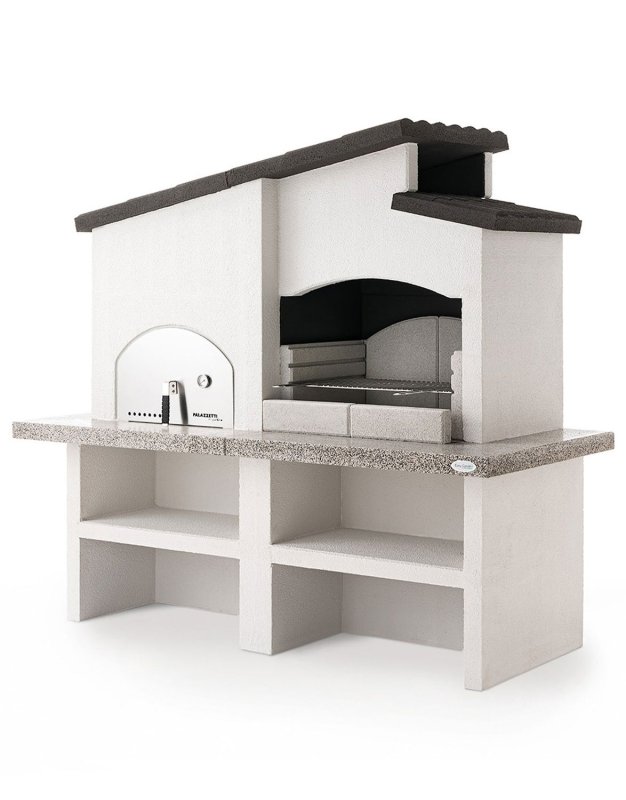 Palazzetti Grillkamin New Zealand 2 mit Pizzaofen inkl. Montagematerial