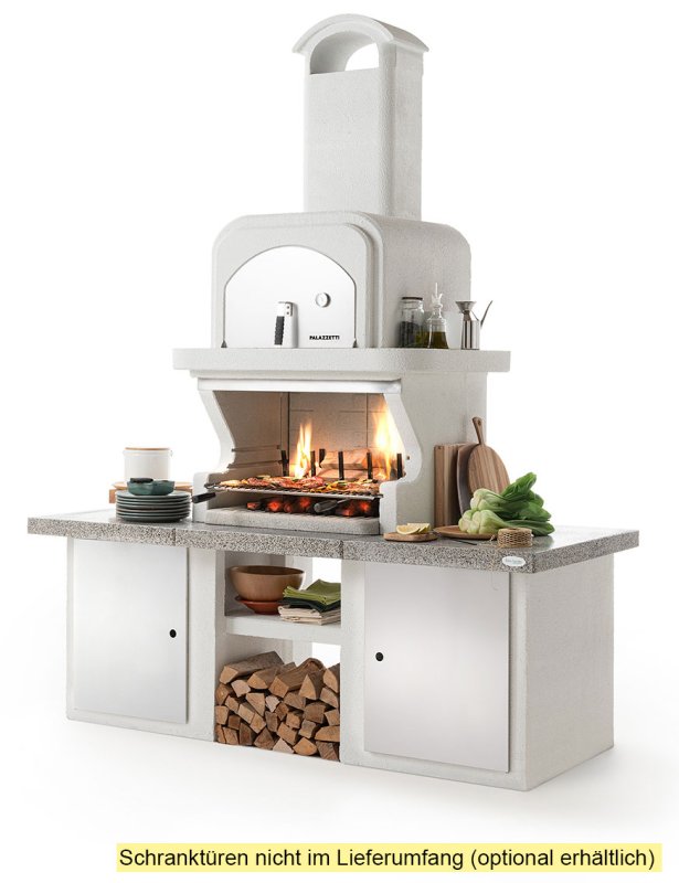 Palazzetti Grillkamin Pamplona mit Pizzaofen inkl. Montagematerial