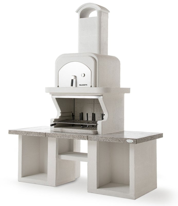 Palazzetti Grillkamin Pamplona mit Pizzaofen inkl. Montagematerial