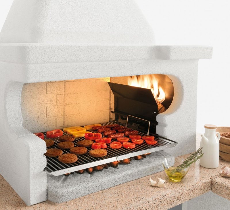 Palazzetti Grillkamin Tropea 4 inkl. Montagematerial (ohne Türen, optional erhältlich)