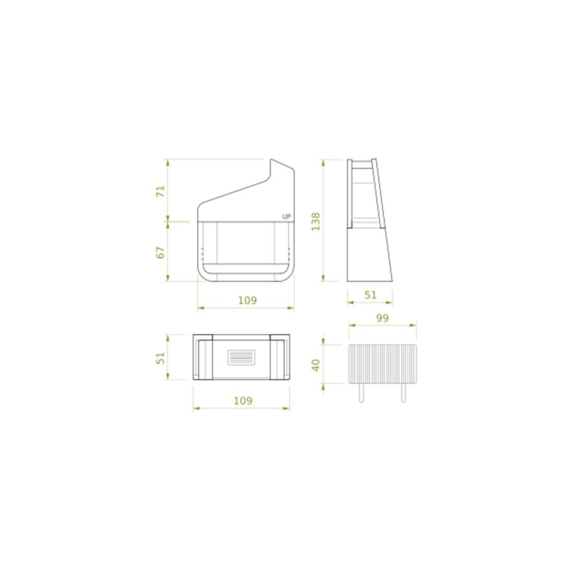 Palazzetti Grillkamin Up inkl. Montagematerial