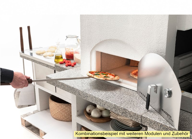 Palazzetti Grillkamin New Zealand 2 mit Pizzaofen inkl. Montagematerial