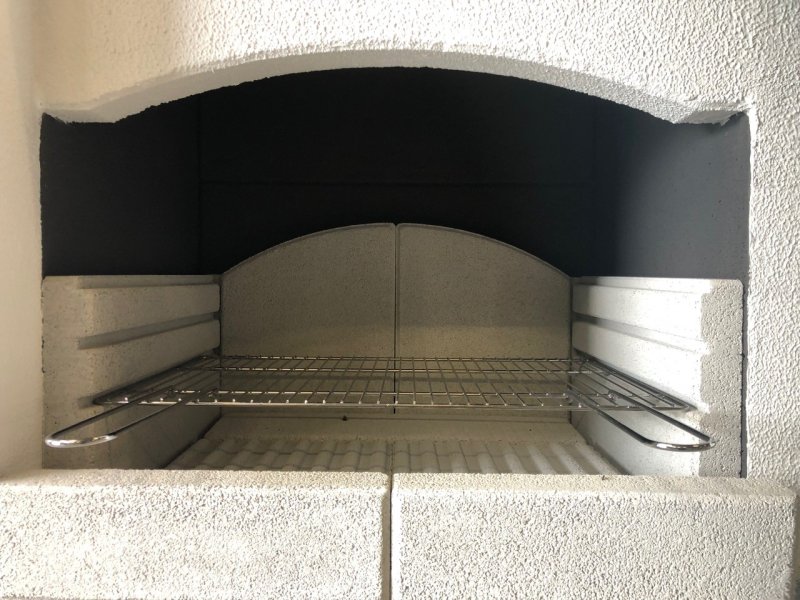 Palazzetti Grillkamin New Zealand 2 mit Pizzaofen inkl. Montagematerial