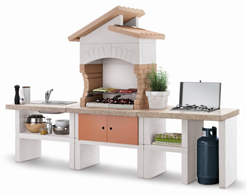 Palazzetti Outdoor Küche Cordoba inkl. Montagematerial