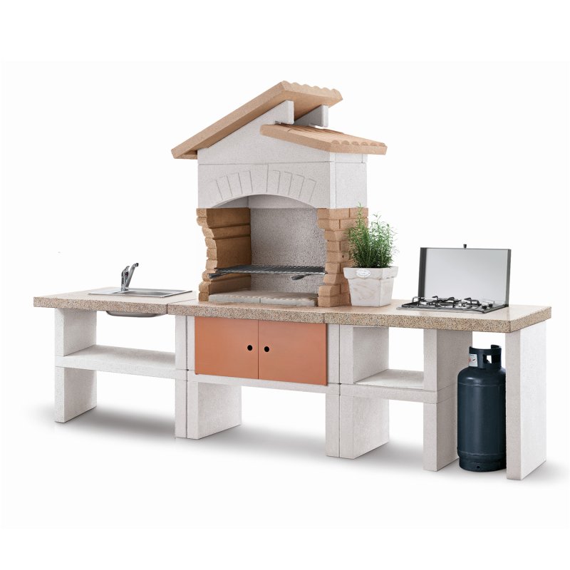 Palazzetti Outdoor Küche Cordoba inkl. Montagematerial