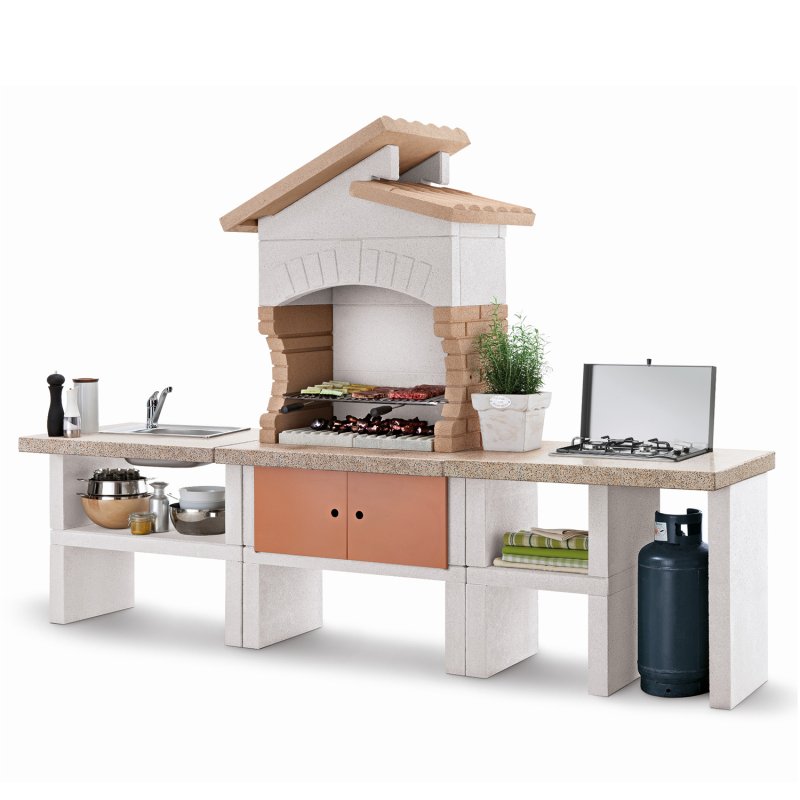 Palazzetti Outdoor Küche Cordoba inkl. Montagematerial
