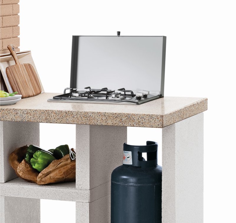 Palazzetti Outdoor Küche Cordoba inkl. Montagematerial