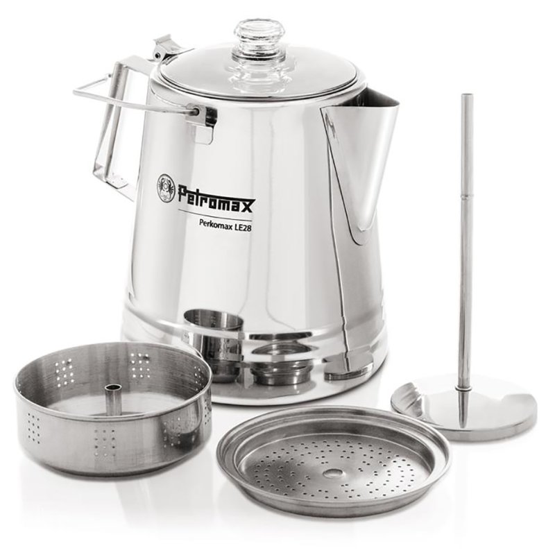 Petromax Perkolator Perkomax le28 / Edelstahl (4,2 Liter)