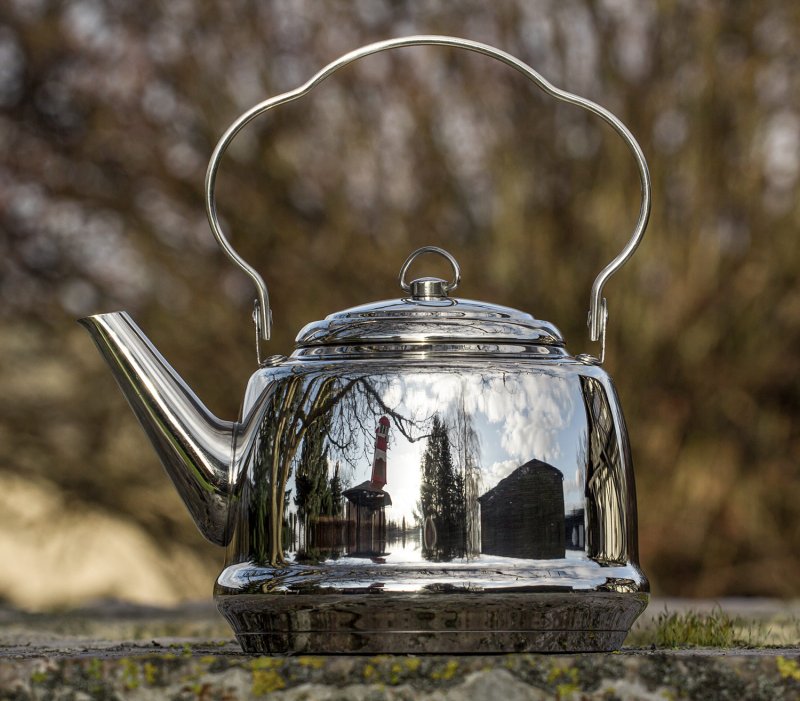 Wasserkessel Camping + 2 Becher  Klassischer Wasserkessel Fr Camping,  Garten Oder Die Kche | Feuerfest & Robust Petromax Teekessel
