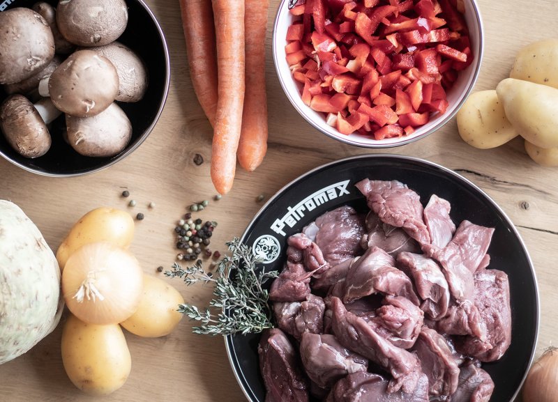 Petromax Emaille Teller / Ø22 cm / schwarz, 2 Stück