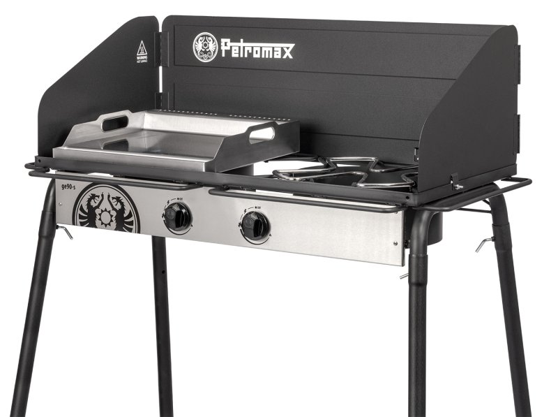 Petromax Plancha Grill Set: Gastisch GE90 inkl. Plancha Grillplatte